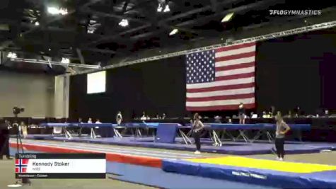 Kennedy Stoker - Tumbling, NSB - 2021 USA Gymnastics Championships