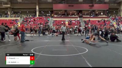 120 lbs Cons. Round 3 - Hank Kolich, SlyFox Wrestling Academy vs Tristan Freund, Kansas Young Guns Wrestling Cl