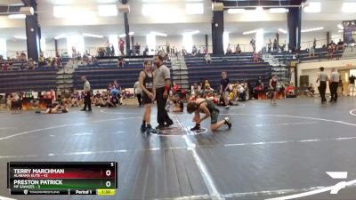 95 lbs Round 1 (6 Team) - PRESTON PATRICK, MF Savages vs Terry Marchman, Alabama Elite