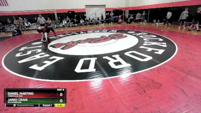 120 lbs Cons. Round 1 - Jared Craig, BOLINGBROOK vs Daniel Martino, YORKVILLE (HS)