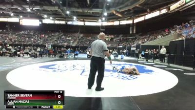 5A 113 lbs Champ. Round 1 - Tanner Severn, Madison vs Alijah Macias, Nampa