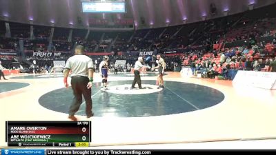 2A 170 lbs Quarterfinal - Abe Wojcikiewicz, Bethalto (Civic Memorial) vs Amare Overton, Rock Island (H.S.)