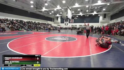 120 lbs Cons. Round 2 - Finian Hannegan, Jserra vs Erik Quintero, Centennial