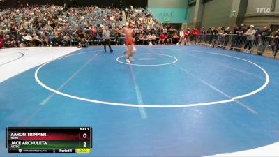 113 lbs Cons. Round 2 - Aaron Trimmer, Reno vs Jace Archuleta, Aztec