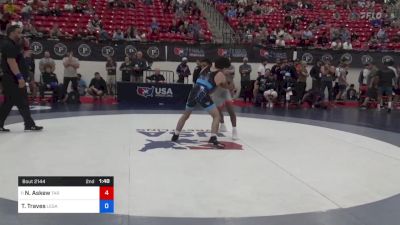 65 kg Semis - Nathaniel Askew, Tar Heel Wrestling Club vs Tyler Traves, Legacy Dragons Wrestling