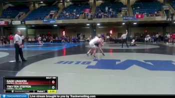 197 lbs Quarterfinal - Gage Linahon, Central College (Iowa) vs Treyten Steffen, Cornell College