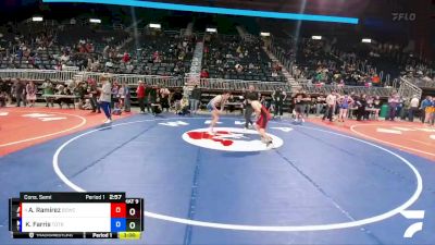 145 lbs Cons. Semi - Adam Ramirez, Buffalo Outlaws Wrestling Club vs Kayleb Farris, Top Of The Rock Wrestling Club