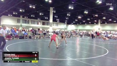 120 lbs Round 3 (6 Team) - Ethan Diaz, Eaglecrest Raptors vs Joseph Tucker, Goon Squad