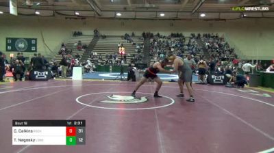 285 lbs Round Of 16 - Connor Calkins, Rochester Institute Of Tecnology vs Timothy Nagosky, Long Island