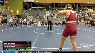 285 lbs Quarterfinals (8 Team) - Roman Garcia, Wagoner vs Landon Milliser, Chickasha