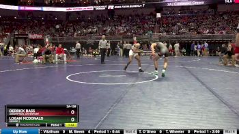 2A-126 lbs Champ. Round 2 - Logan McDonald, Grinnell vs Derrick Bass, Assumption, Davenport