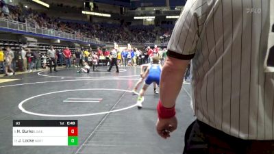 90 lbs Round Of 16 - Nolan Burke, Lower Moreland vs Jagger Locke, North East