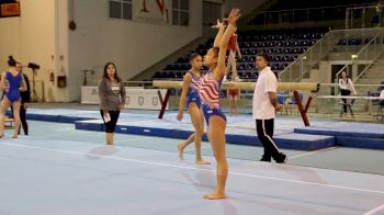 USA Juniors Show Huge Tumbling Passes - Training Day 1, 2017 Jesolo Trophy