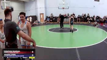 87 lbs Round 3 - Donovan Randall, Valhalla Wrestling Club vs Mason Lyons, KC Elite Wrestling Training Center