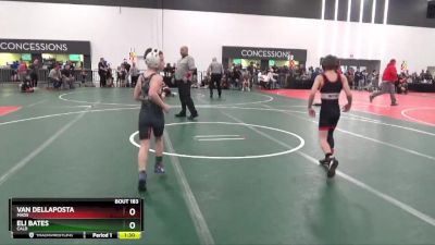 65 lbs Semifinal - Eli Bates, CALD vs Van Dellaposta, MADS