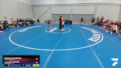 138 lbs Quarters & 1st Wb (16 Team) - Faith Blackburn, Michigan Red vs Lilliana Banks, Wisconsin