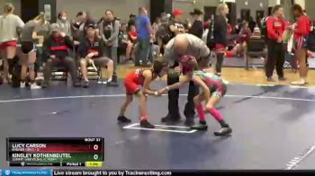 46 lbs Semis & Wb - Lucy Carson, Badger Girls vs Kinsley Kothenbeutel, Summit Wrestling Academy