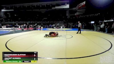 157 lbs Champ. Round 2 - Vincent Almanza, Merced vs Mahtabuddin Slayman, Foothill