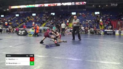 90 lbs Semifinal - Evan Restivo, State College vs Braden Boardman, Shippensburg