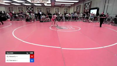 113 lbs Quarterfinal - Gavin Heverly, Pa vs Ryan Ferrara, Ny