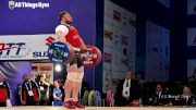 Lasha Talakhadze (GEO) Snatches World Record 217kg At 2017 IWF Euros