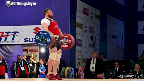 Lasha Talakhadze (GEO) Snatches World Record 217kg At 2017 IWF Euros