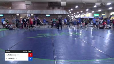 62 kg Round 1 - Matthew Robertson, Fitness Quest Wrestling Club vs Roger Papotto, Florida