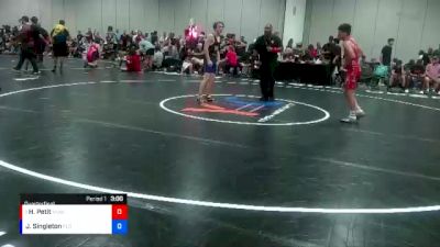 113 lbs Quarterfinal - Henry Petit, Youth Impact Center Wrestling Club vs Jimmy Singleton, Florida