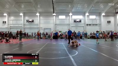 92 lbs Round 8 (10 Team) - Jaxson Aberegg, Wrestling Mill vs AJ Ayers, Jacket WC