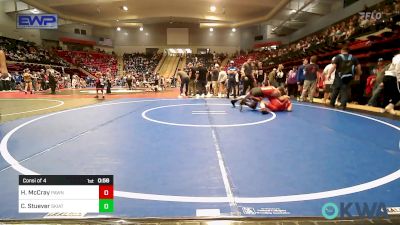 119 lbs Consi Of 4 - Hudson McCray, Pawnee Peewee Wrestling vs Camden Stuever, Skiatook Youth Wrestling