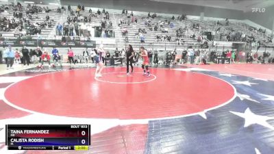 61 lbs Quarterfinal - Taina Fernandez, MD vs Calista Rodish, IA