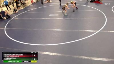 78 lbs Cons. Round 5 - Corbin King, Minnesota vs Sebastian Gonzales, MN Elite Wrestling Club