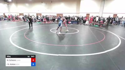 65 kg Rnd Of 32 - Will Scherer, Combat W.C. School Of Wrestling vs Nathaniel Askew, Georgia