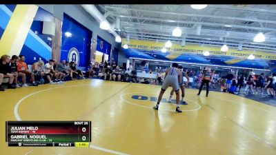 160 lbs Placement (16 Team) - Julian Melo, Team Kombat vs Gabriel Noguel, Oakleaf Wrestling Club