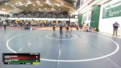 76 lbs Quarterfinal - Lillian Elison, Lake Hazel vs Liani Salinas, Meridian