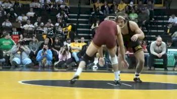 157 lbs match Nick Moore Iowa vs. Alec Ortiz Minnesota