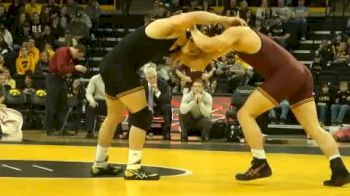 174 lbs match Ethen Lofthouse Iowa vs. Logan Storley Minnesota