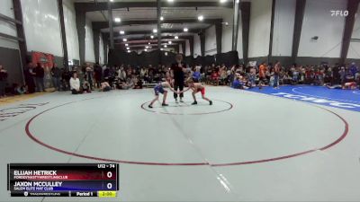 74 lbs Cons. Round 2 - Elijah Hetrick, FordDynastyWrestlingClub vs Jaxon McCulley, Salem Elite Mat Club