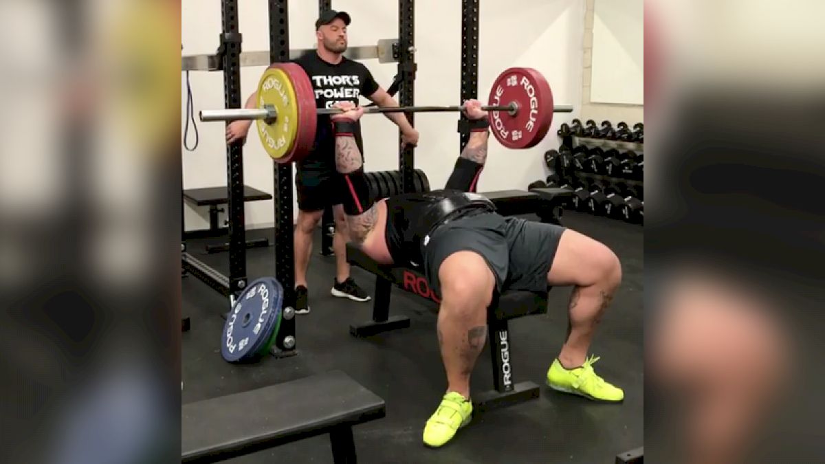 Hafthor "The Mountain" Bjornsson's World's Strongest Man Training Is Sick