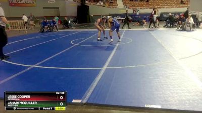 D2-138 lbs Quarterfinal - Jesse Cooper, Centennial vs Jahari McQuiller, Westview