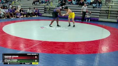 215 lbs Semis & 3rd Wb (16 Team) - Damari Kenan, Upson Lee vs Ethan Cohen, Calvary Day School