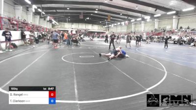 165 kg Semifinal - Diego Rangel, Brighton Wrestling Club vs Trey Clarkson, War