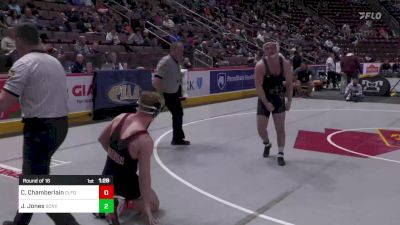 189 lbs Round Of 16 - Carter Chamberlain, Clearfield vs Jacob Jones, Saucon Valley