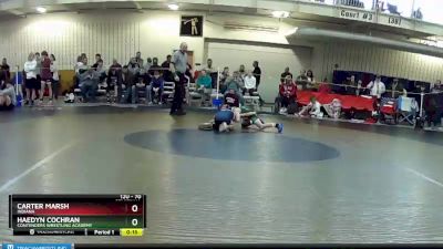 70 lbs Semifinal - Carter Marsh, Indiana vs Haedyn Cochran, Contenders Wrestling Academy