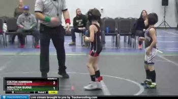 48 lbs Round 6 (8 Team) - Sebastian Burns, Xtreme Team vs Colton Harrison, Warhawks Black