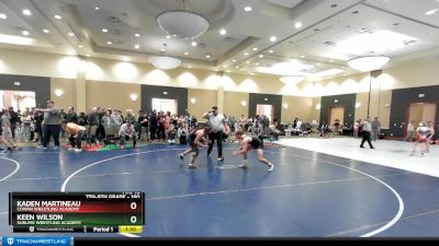 160 lbs Semifinal - Keen Wilson, Sublime Wrestling Academy vs Kaden Martineau, Cowan Wrestling Academy