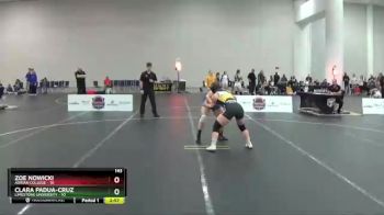 143 lbs Placement - Zoe Nowicki, Adrian College vs Clara Padua-Cruz, Limestone University