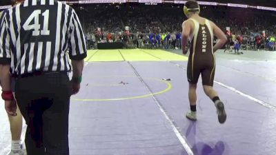 D3-165 lbs Quarterfinal - Connor Owens, Powers Catholic HS vs Konner Lauria, Ogemaw Heights HS