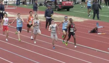 TASTY RACE: Myles Marshall wins Heps 800 with one shoe