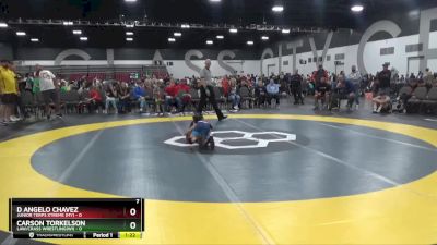 65 lbs 2nd Wrestleback (8 Team) - Carson Torkelson, LAW/Crass Wrestling(WI) vs D Angelo Chavez, Junior Terps Xtreme (MY)